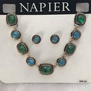 Napier necklace and matching earrings